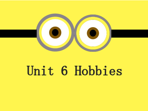 高职国际英语1-Unit 6 hobbies