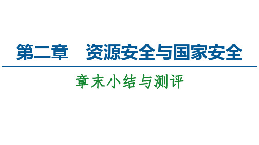 章末小结与测评课件高中地理人教版选择性必修