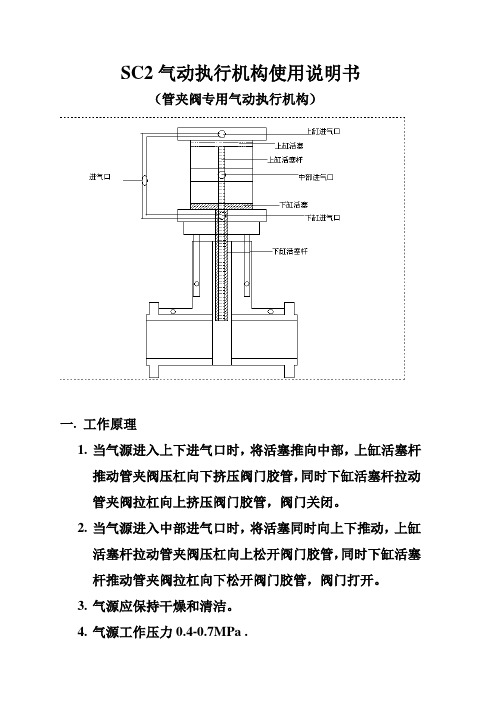 SC2气动执行机构使用说明书