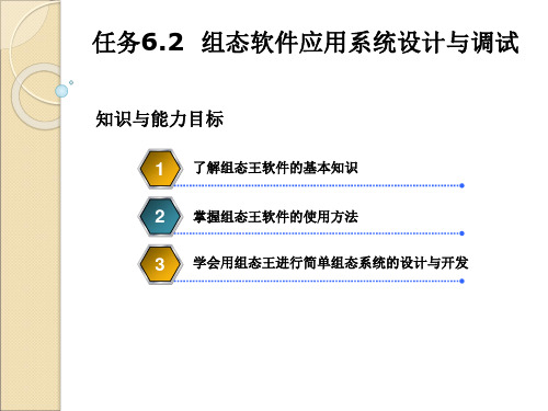 任务6.2  组态软件应用系统设计与调试