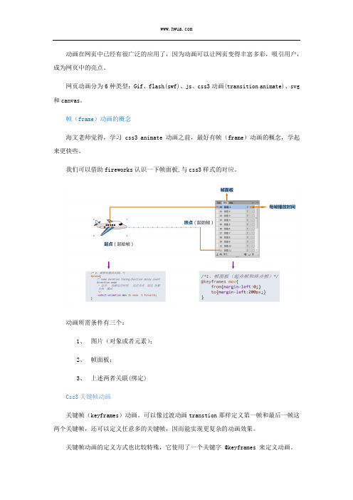 手把手教你制作CSS3 animate关键帧动画