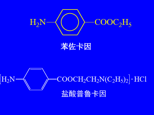 对氨基苯甲酸酯类药物的分析