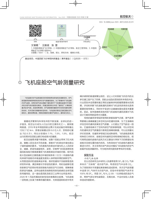 飞机座舱空气龄测量研究