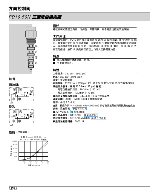 液控方向阀PDN英文pdf