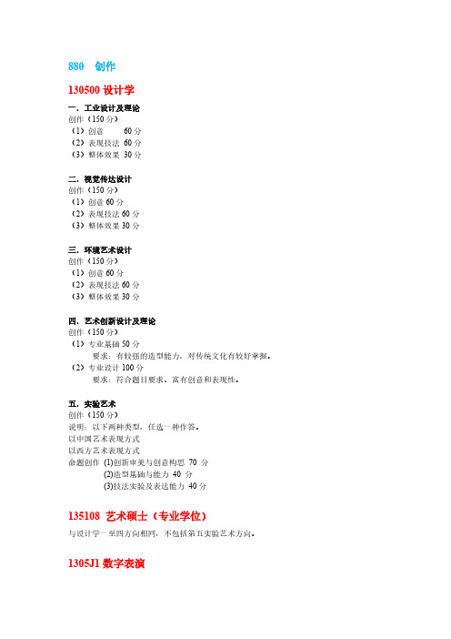 北京理工大学880创作2020年考研专业课初试大纲