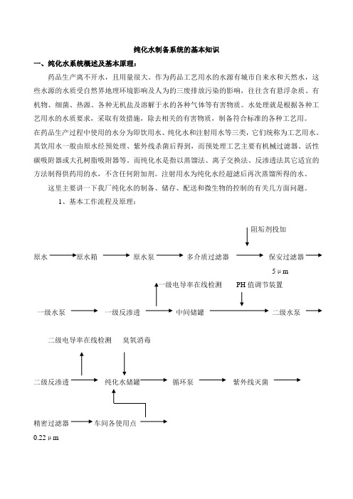 纯化水系统的基本知识