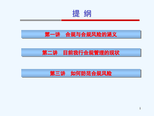 合规风险管理