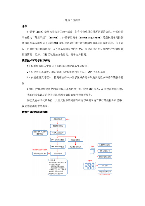 外显子组测序数据分析流程