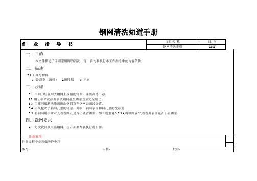 钢网清洗步骤[1]