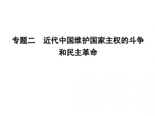 浙江省高中历史学业水平考试总复习专题二考点11840年到1900年西方列强侵华