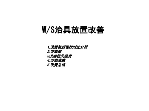 WS治具放置改善