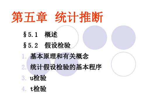 第五章  统计推断-1