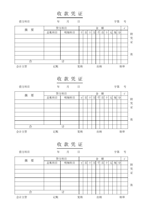 (完整版)凭证——收付转凭证样本