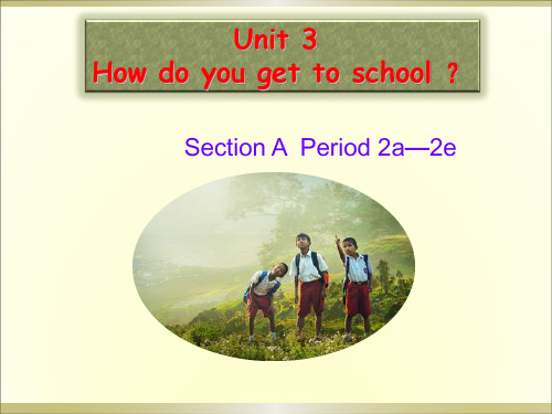 七年级英语下册第三单元课件sectionA 2a-2e