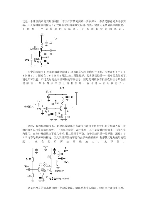 FM调频发射