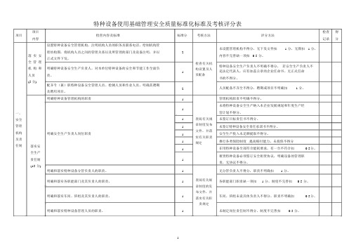 特种设备评分表.doc