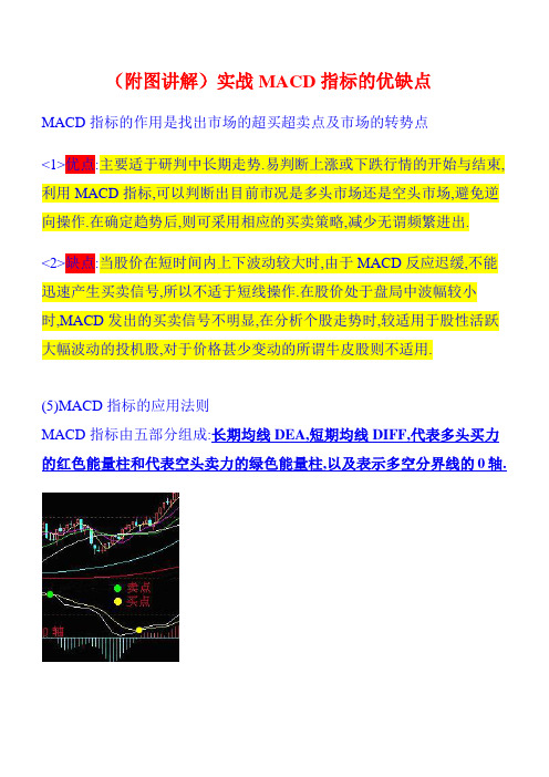 (附图讲解)实战运用MACD指标的优缺点