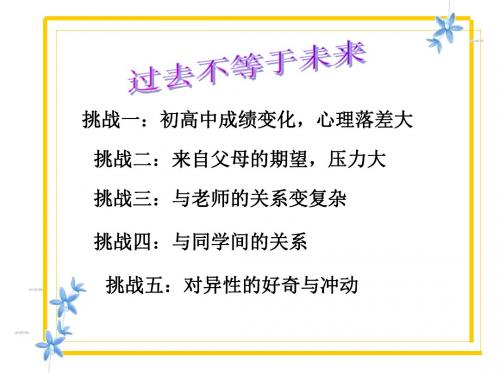 关于中学生早恋的主题班会(1)页PPT文档