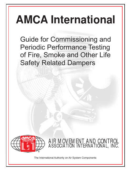 国际机构关于空气系统组件的指南-AMCA国际有限公司，空气流动和控制协会国际指南-Fire、Smok