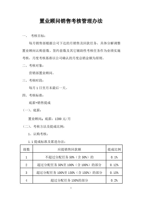 考核管理办法