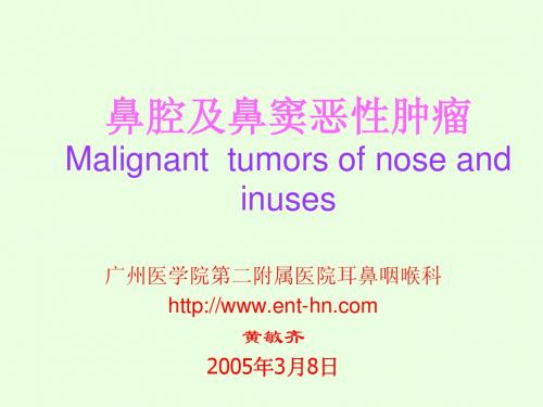 2-nasal.ca[1]鼻腔及鼻窦恶性肿瘤