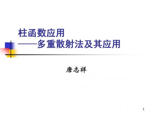 柱函数应用多重散射法及其应用