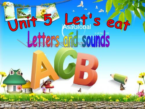 letters and sounds