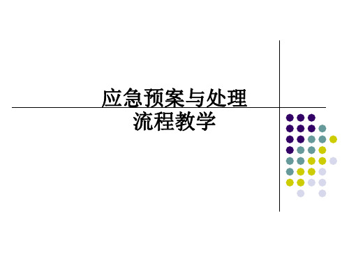 应急预案与处理流程ppt课件