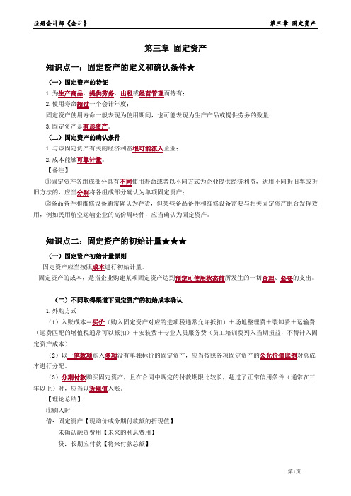 CPA-会计实务关键知识点(3)