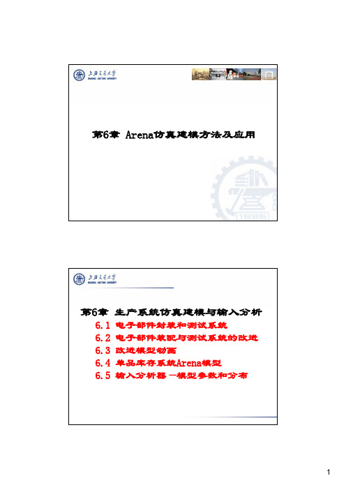 第6章 Arena仿真建模方法及应用16