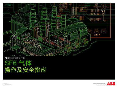 SF6-Gas Handling(六氟化硫气体操作及安全指南)