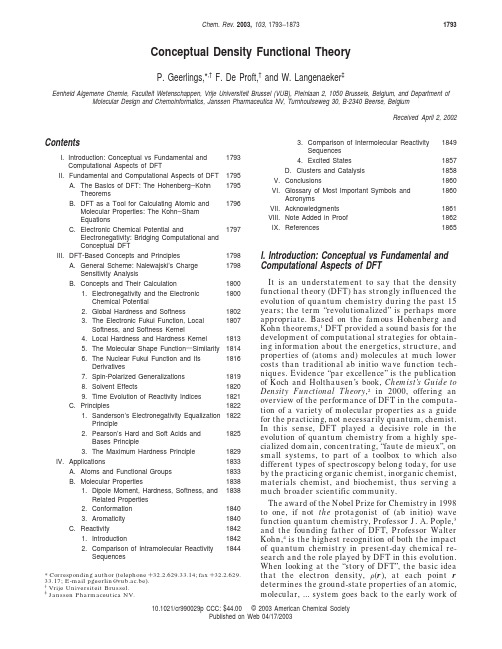 Conceptual Density Functional Theory