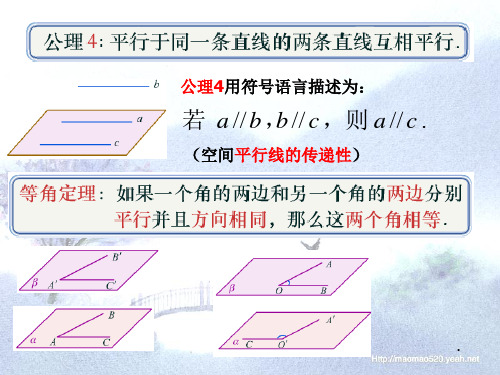 高中立体几何92异面直线讲解