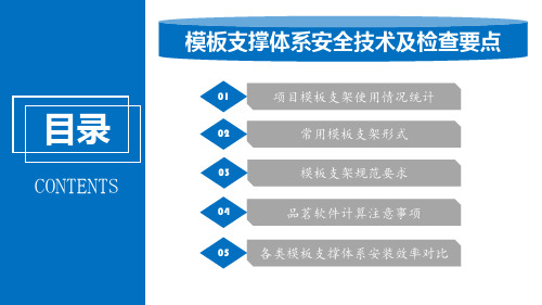 各类常用模板支撑体系安全技术及检查要点