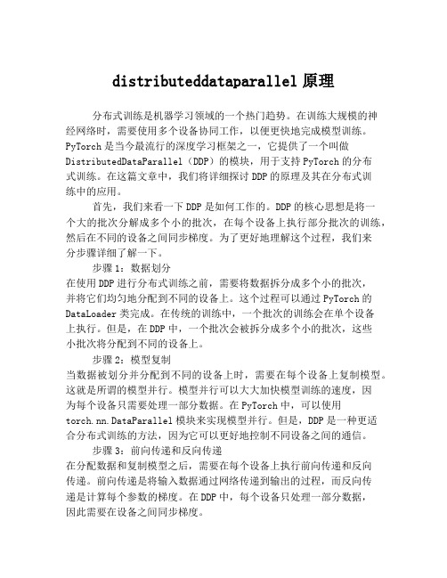 distributeddataparallel原理