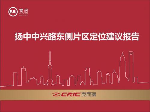 扬中中兴路东侧片区定位报告60p