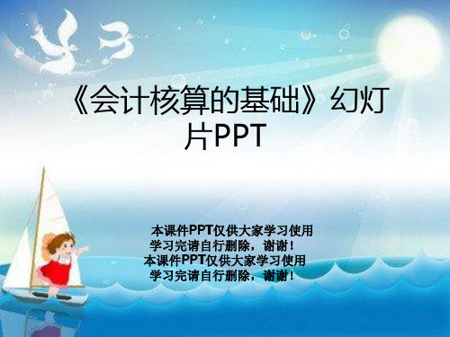 《会计核算的基础》幻灯片PPT