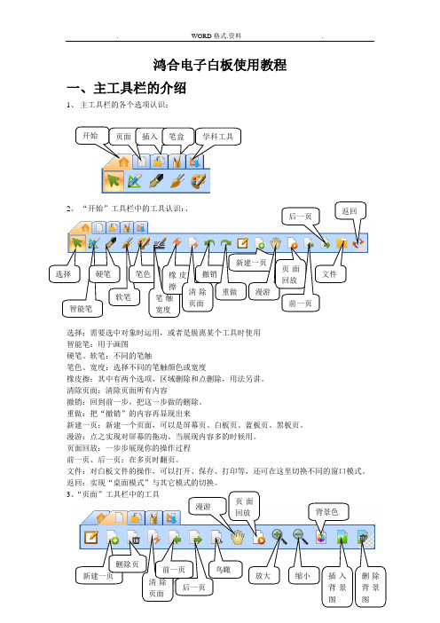 鸿合电子白板基础教程[图文]