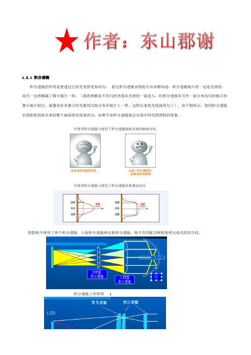 sanyo投影机光系统