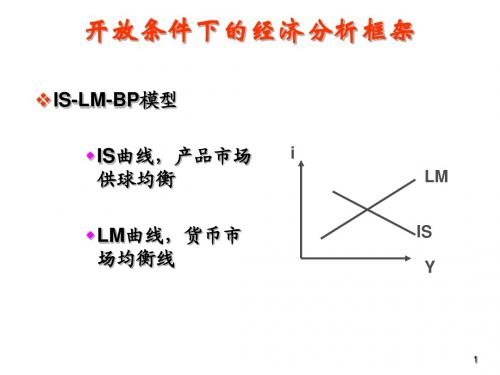 广东财经大学-广东商学院-国际金融研究-IS-LM模型分析框架