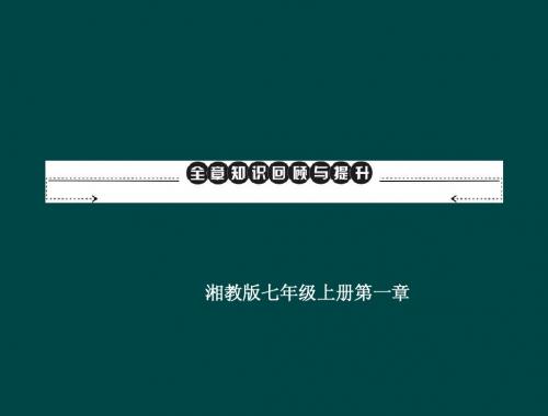 1.0 让我们走进地理 复习课件 (湘教版七年级上)