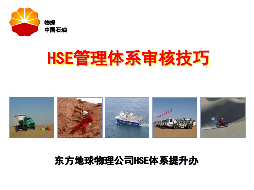 HSE管理体系审核技巧解读