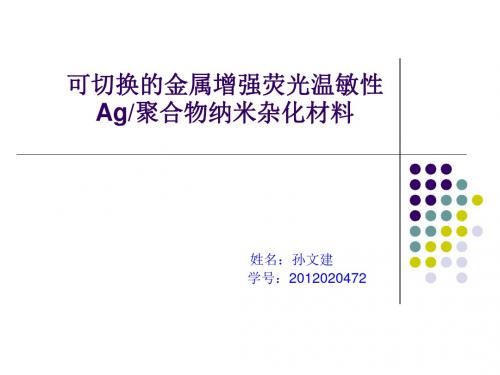 RAFT聚合合成高分子纳米复合材料