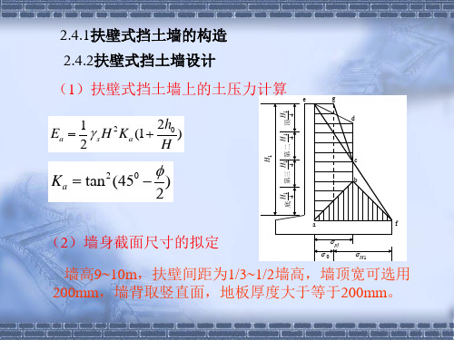 扶壁式挡土墙