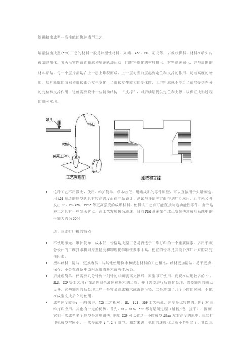 熔融挤出成型--高性能的快速成型工艺