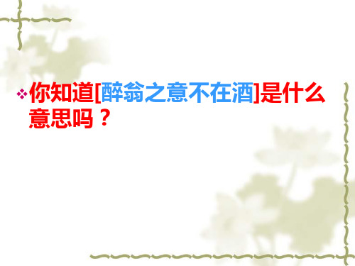 28《醉翁亭记》欧阳修)