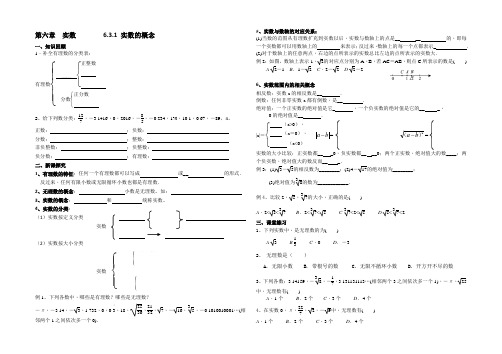 6.3.1 实数的概念