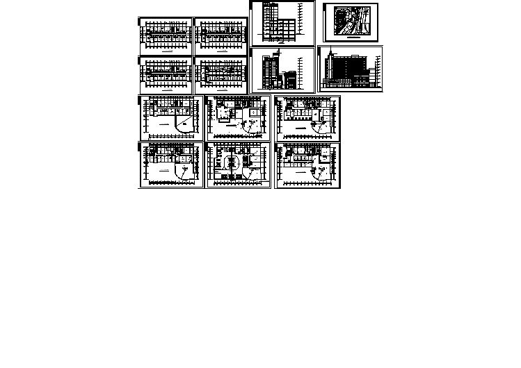 某大型综合楼方案施工CAD图