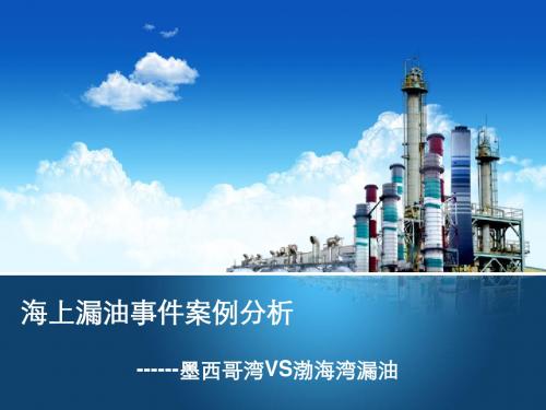 墨西哥湾VS渤海湾漏油 共32页PPT资料