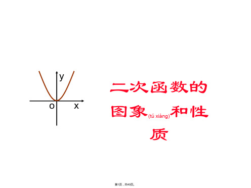 8.2.9抛物线位置与系数a-b-c的关系以及与x轴交点问题(共40张)